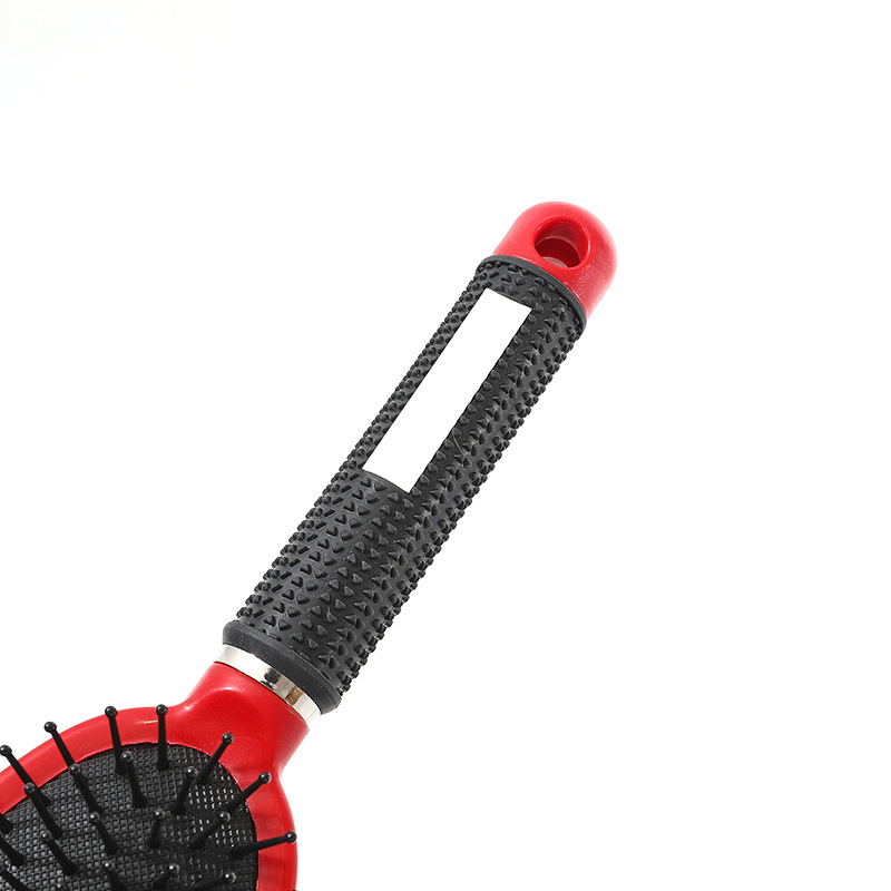 Estilo caliente de Amazon: nuevo peine de masaje de placa ovalada peine de peluquería peine de pelo suave mango antideslizante cojín de aire peine de masaje