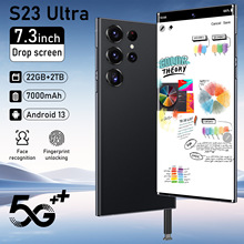 跨境手机 S23 Ultra 真4G 真穿孔7.3英寸大屏八核 2+16  5MP+13MP