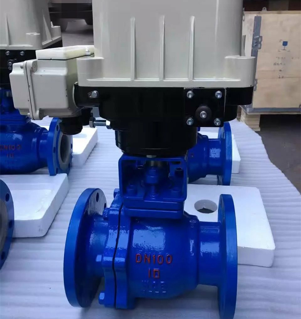 长期生产 Q941F46-10C 电动衬氟法兰球阀 电动衬氟O型开关球阀