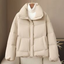 少量服饰95白鸭绒羽绒服外套2025秋冬新款气质小个子保暖面包服女