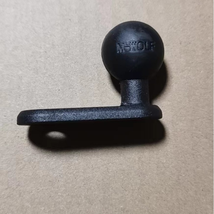 Mwolf Electric Motorcycle Phone Navigation Mount Aluminum Alloy Angled Ball Head Base Universal Adapter