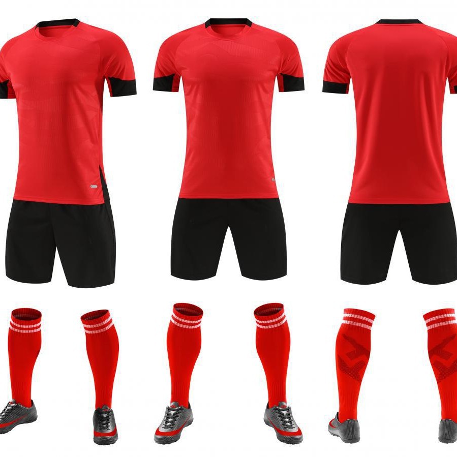 Nuevo traje de uniforme de fútbol de verano de 2025 para hombres y adultos