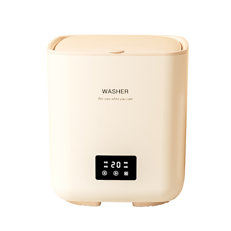 Lavadora totalmente automática para uso doméstico, especializada para ropa interior, lavadora pequeña para lavar calcetines, un electrodoméstico portátil y práctico para dormitorios.