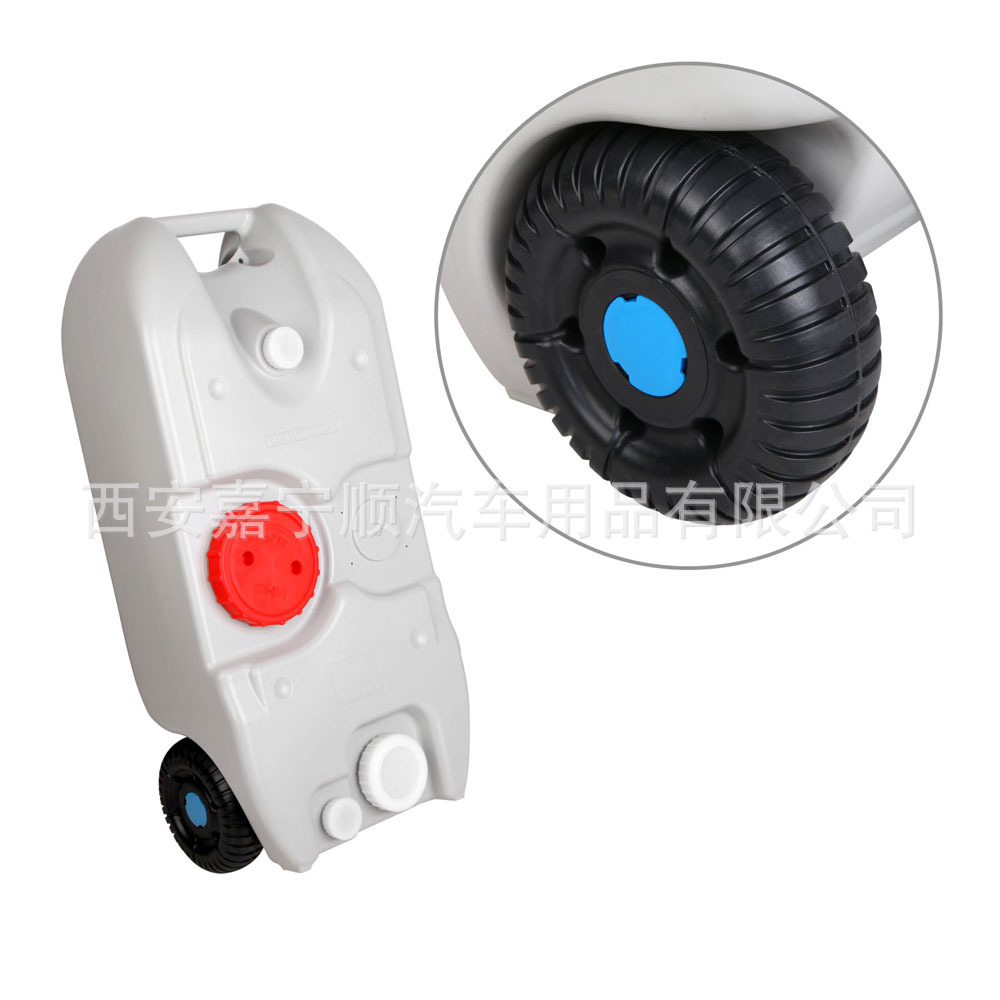 RV acampar al aire libre RV coche modificado auto-conducción de camiones de viaje con ruedas ligero de gran capacidad tanque de agua 40L