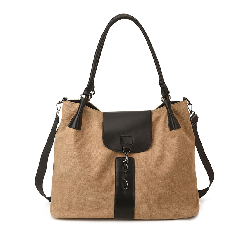 Viajes transfronterizos de gran capacidad bolsa de mano de mujer nueva moda de gran capacidad bolsa de hombro de moda nicho bolsa de tela de moda
