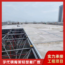 宇代钢骨架轻型板厂家 网架结构屋面板 网架板 轻质承重泄爆板