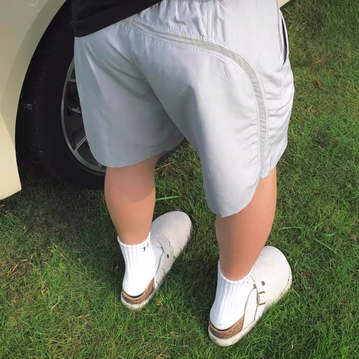 Jtfs Upf100+ Original Yarn Sun Protection Quick-Drying Shorts Summer Men's Sports Mesh Splicing Breathable Casual Pants