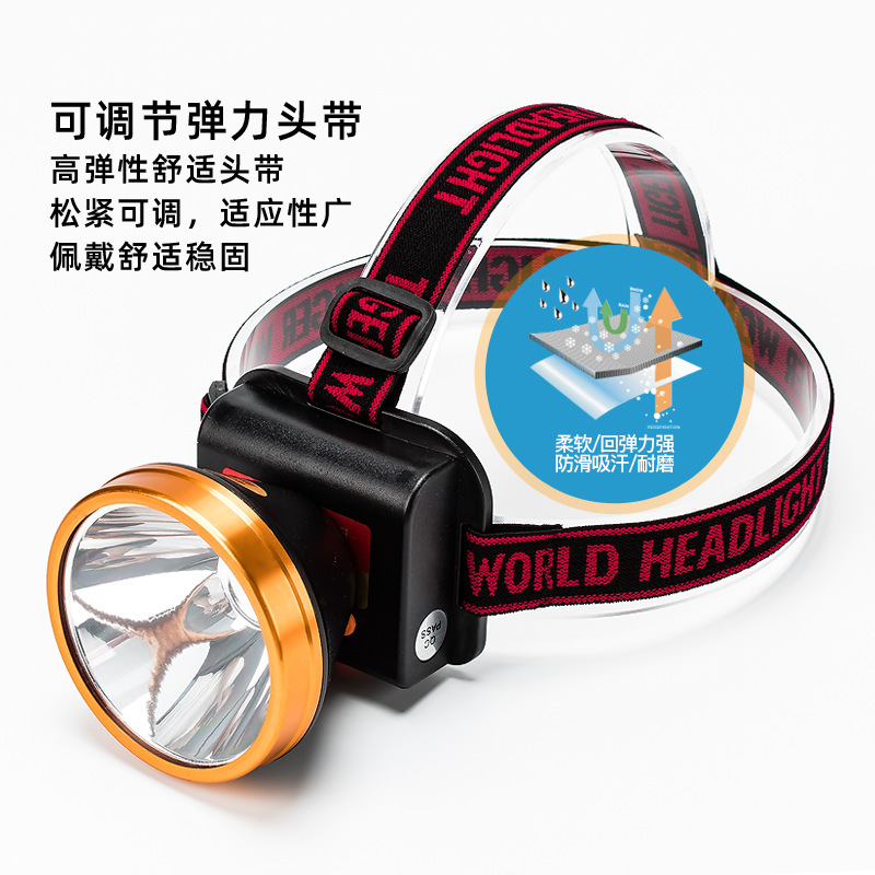 Headlamp New Strong Light Super Bright Miner's Lamp Night Fishing Outdoor Mountaineering Head-Mounted Lighting Construction Site Flashlight Headlamp New Strong Light Super Bright Miner's Lamp Night Fishing Outdoor Mountaineering Head-Mounted Lighting Construction Site Flashlight