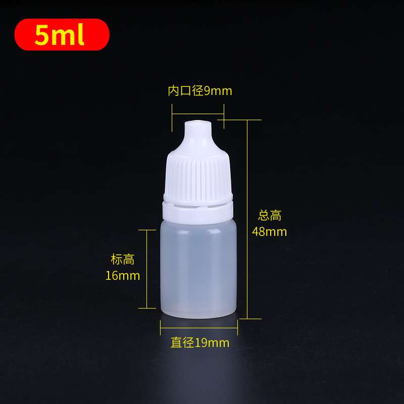 Botellas Goteros 5–50 ml — Botella Plástica con Tapa Antirrobo