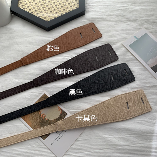 Wholesale new coat belt for women, simple and versatile knotted belt, waist slimming, retro trendy girdle