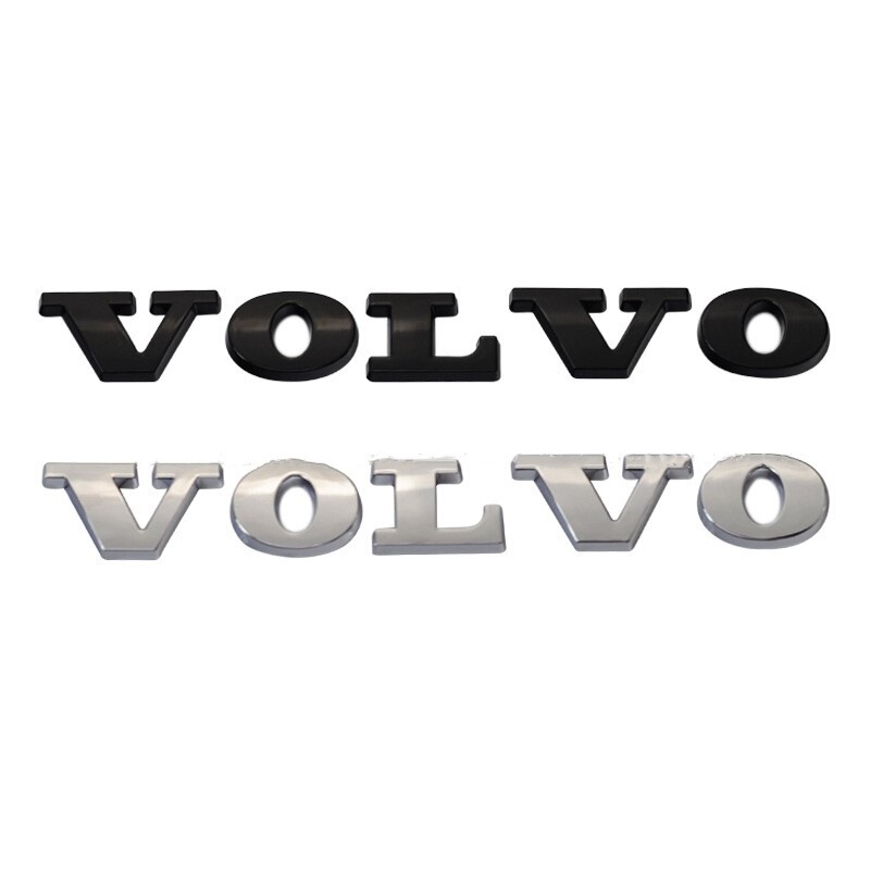 Suitable for Volvo Volvo Rear Trunk English Letter Logo Car Emblem Car Sticker S90 S60 Xc60 Rear Emblem Suitable for Volvo Volvo Rear Trunk English Letter Logo Car Emblem Car Sticker S90 S60 Xc60 Rear Emblem