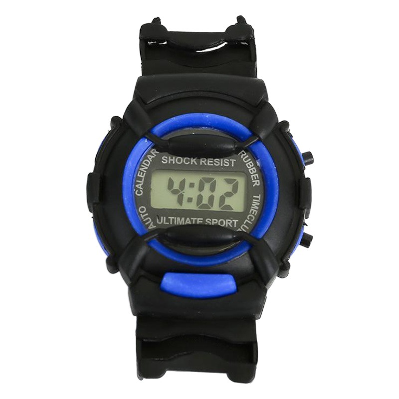 Fábrica de relojes de anillo de color de cuero negro electrónico para niños reloj transfronterizo directo pequeño regalo al por mayor