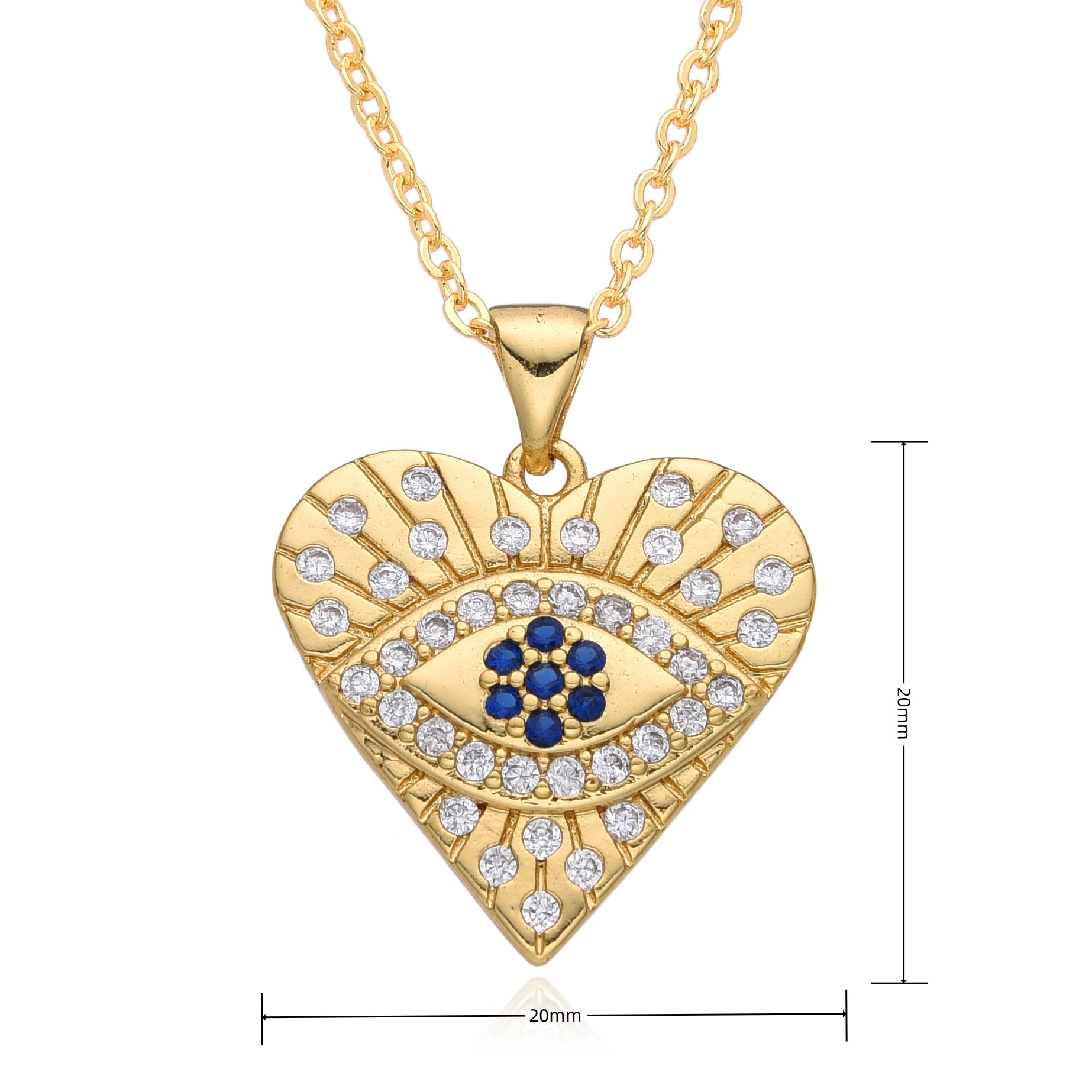 12g Weight Copper Pendant Material Zircon Inlay Material Pendant Necklace Classification Copper Chain Material 1 Piece Quantity Holiday, Daily Occasion Copper Material Heart Shape Pattern Women's Gender Inlay Design Casual, Simple Style Style Copper Inlay Heart Shape Zircon Pendant Necklace 12