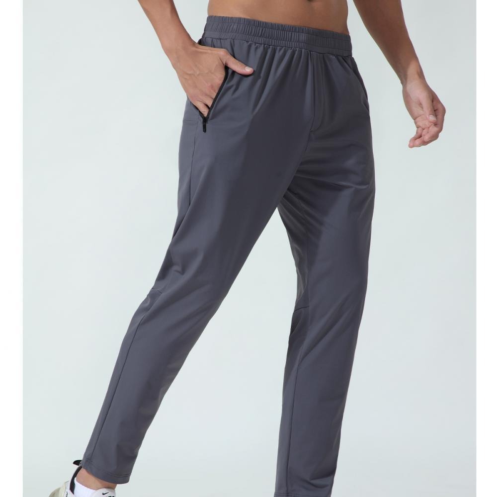 LULU deportes de secado rápido pantalones de los hombres sueltos primavera fina seda de hielo al aire libre correr fitness yoga ocio entrenamiento Pantalones