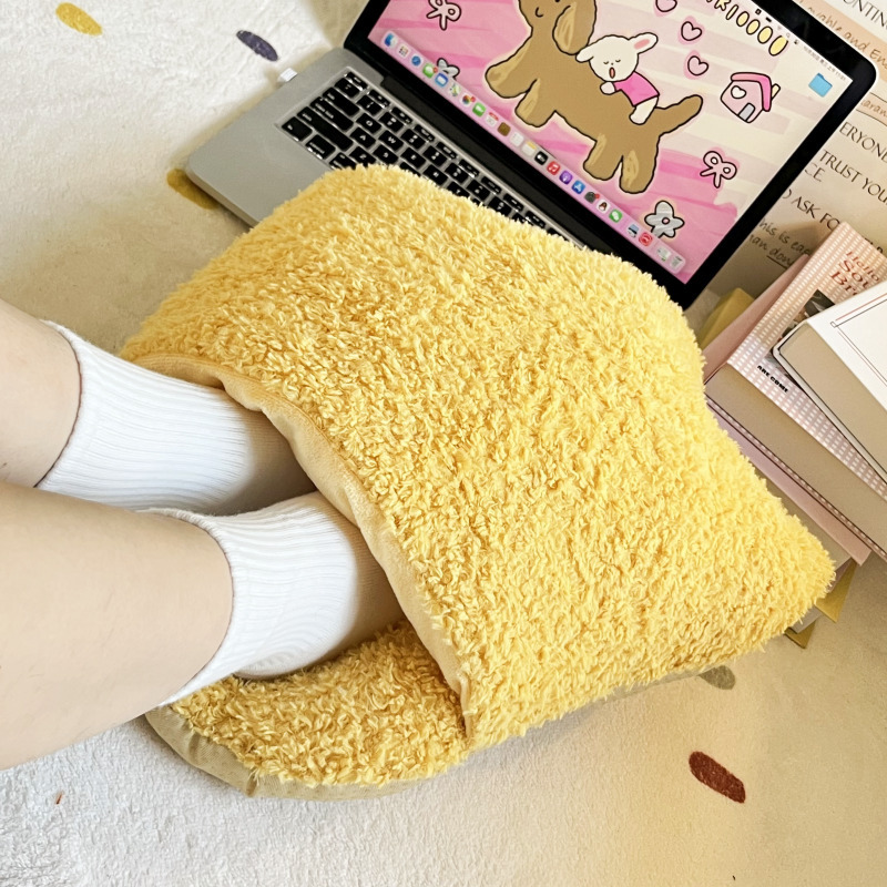 Calentar los pies con la palma del pato