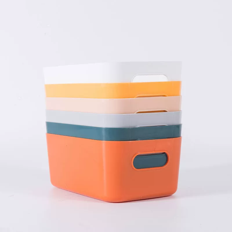 Table plastic storage box, storage basket