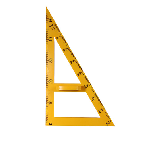 Large Triangle Ruler Teaching Set with Triangles, Compass, Protractor, Magnetic Tools for Teacher Use
