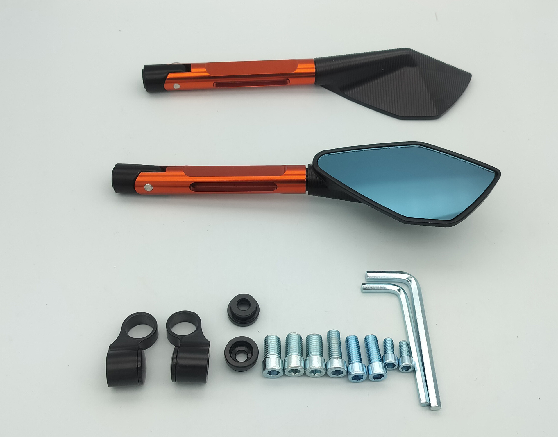 Universal Motorcycle Rearview Mirror Modification, Personalized Mirror, Side View Mirror, Reversing Aid, Cross-Border Hot Selling