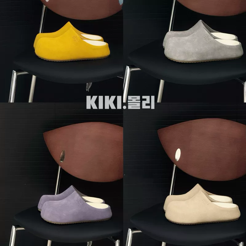 Туфли Birkenstock с толстой подошвой, частично стянутые, 2025 ранняя весна, новые корейские ленивые ботинки, свободно сидящие тапочки