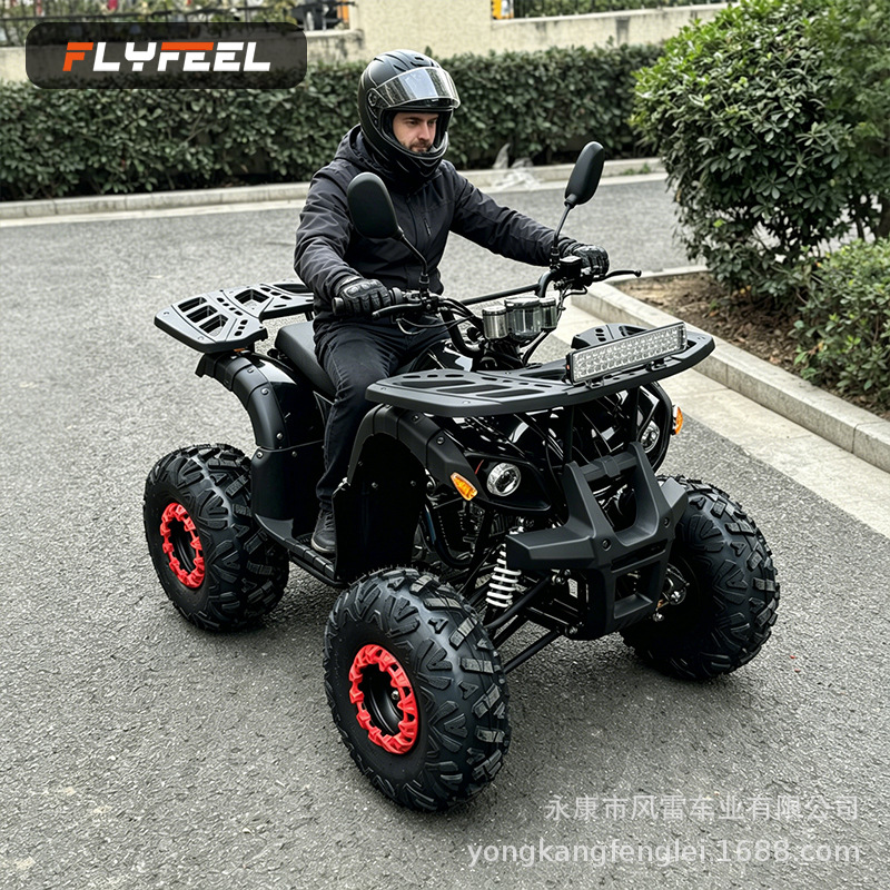 Cuatrimoto ATV Todo Terreno de 4 Ruedas de Hierro con Transmisión en Cadena image 4