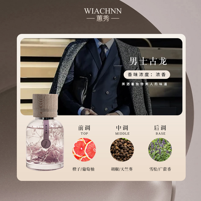 WIACHNN/蕙秀 新款木盖时光车载香薰香水男女士车用香氛汽车用品|undefined