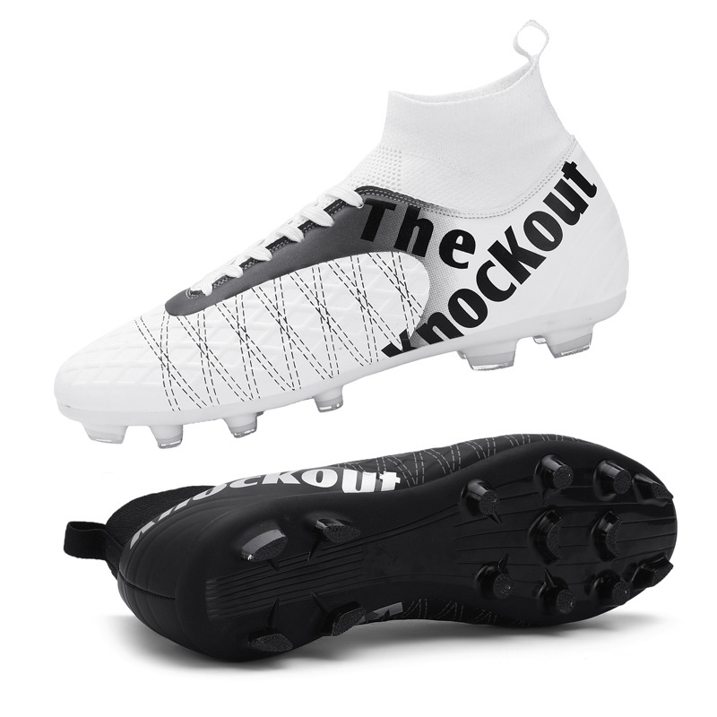 23 transfronteriza 31-48 zapatos de fútbol de tamaño largo y corto clavo alto-top adulto estudiante competencia zapatos de entrenamiento zapatos de fútbol