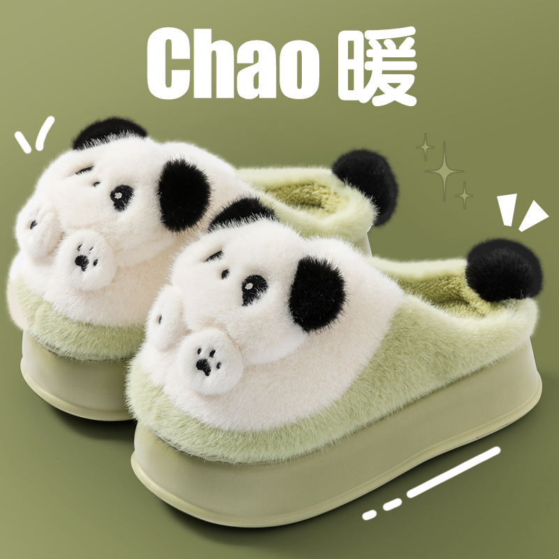 Zapatillas de algodón de invierno para mujeres calentamiento interior, zapatos de algodón para parejas, zapatillas de algodón antideslizantes para hombres