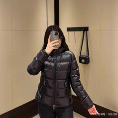 蒙家25ss M家新款收腰短款加厚保暖女士羽绒服外套