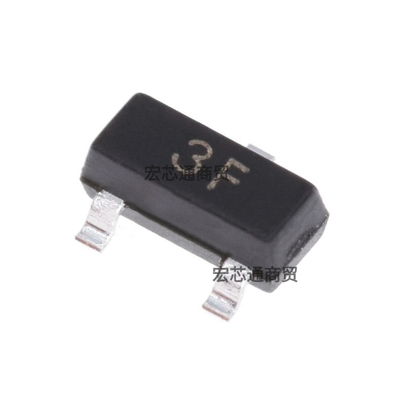全新 BC857B 丝印3F 贴片SOT-23 45V/0.1A PNP晶体三极管 BC857