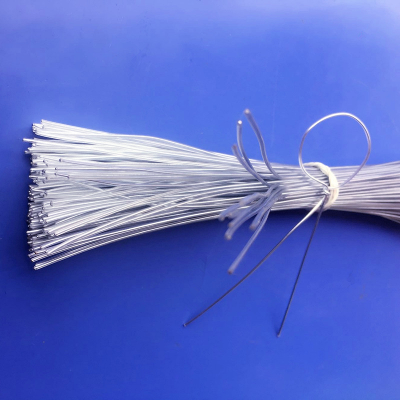 现货销售透明镀锌铁丝扎线包胶扎线园林电缆数据线绑扎线东莞厂家