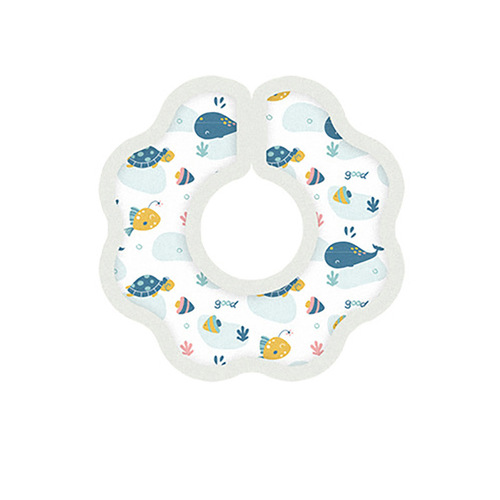 Baby Waterproof Disposable Bibs Newborn Baby Anti-Spit-Up Bibs Cotton Fabric Rotating Disposable Bib
