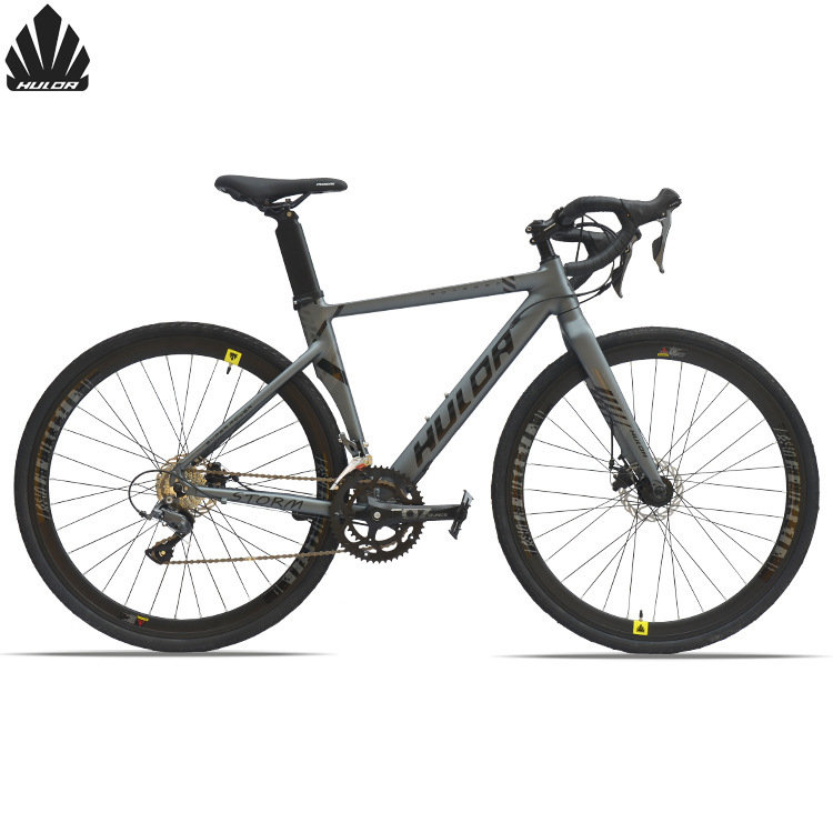 Hulda Storm 700C Aluminum Alloy Disc Brake Road Bicycle R2000-16 Speed City Road Bike