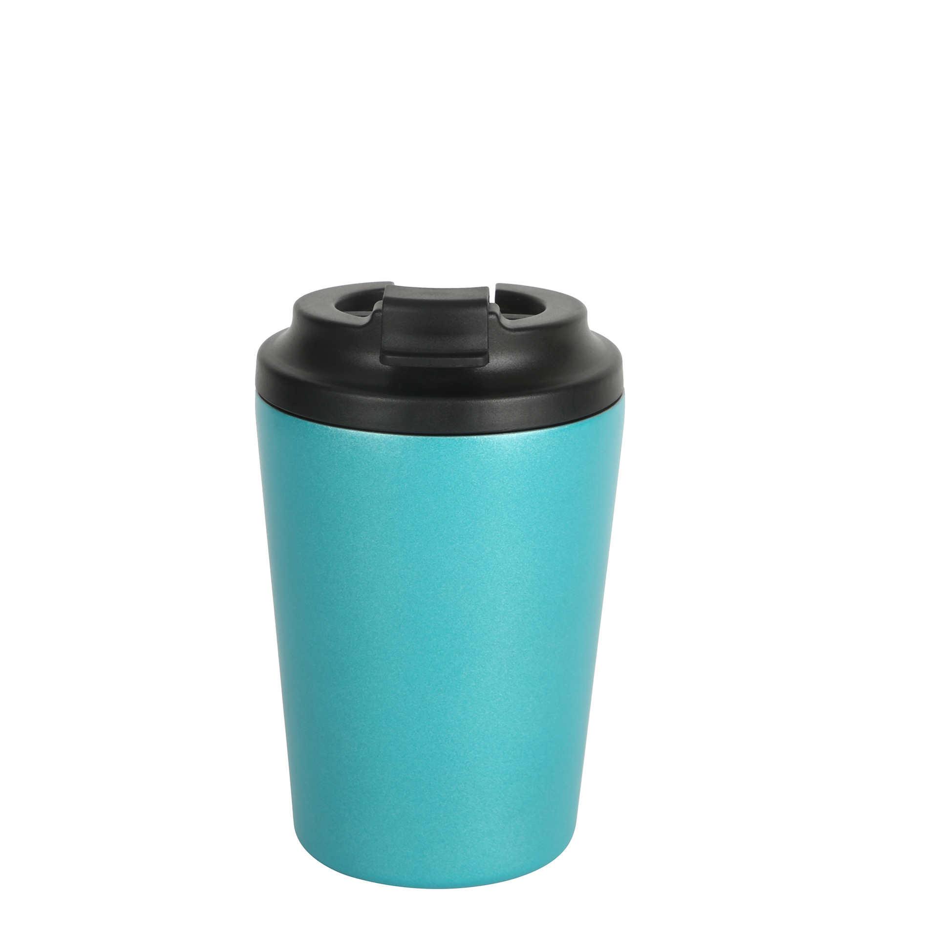 Taza de café transfronteriza de 12OZ simple taza de agua de oficina 304 taza de aislamiento de acero inoxidable taza de agua de alto valor de cara