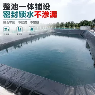 hdpe土工膜矿山尾矿库洗矿池化工池1.0mm土工膜抗腐蚀防渗土工膜