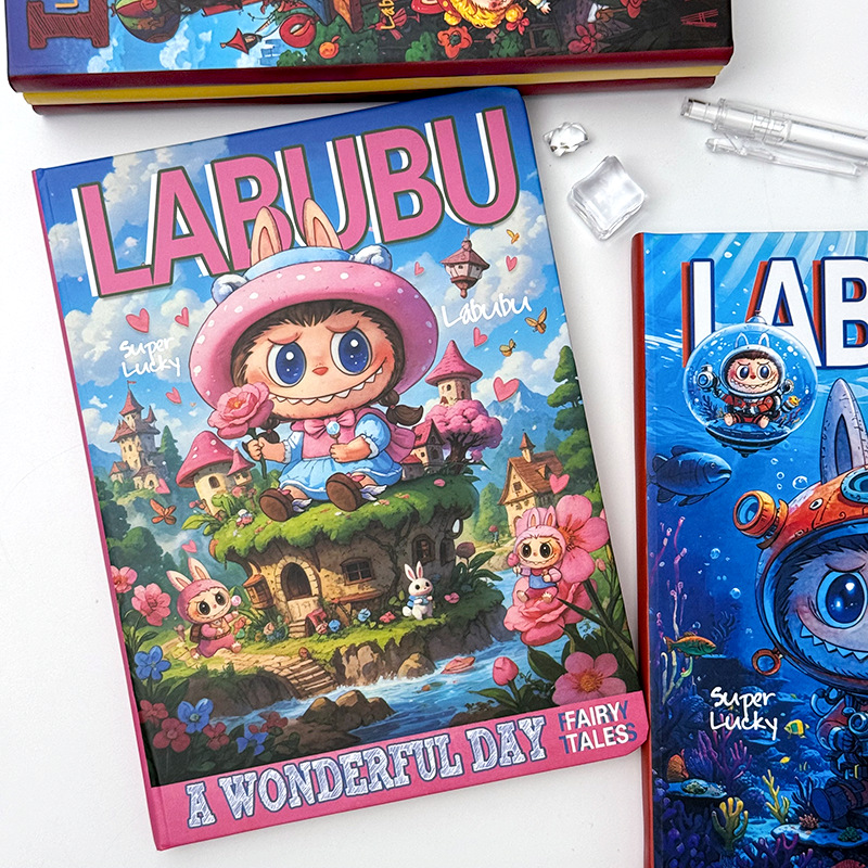 新しいラブブ a5 ノートブック高価値漫画水平線ノートブック漫画ハンドブック学生超厚手のメモ帳