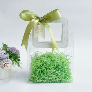Kindergarten Children's Birthday Mori Style Fresh Gift Bag suit Wedding Gift Bag PVC Transparent Handbag