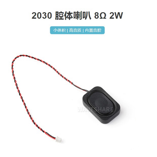 2030 cavity horn 8Ω 2W square horn high quality small volume speaker 2PIN PH1.25 interface