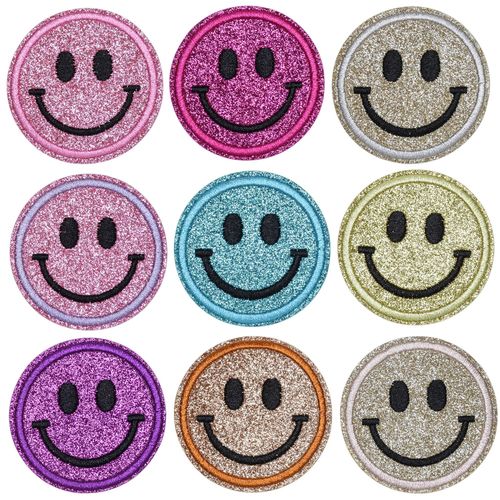 Personalized felt expression cloth patches, children's subsidies, clothing jeans, repair subsidies, embroidered smiley cloth patches