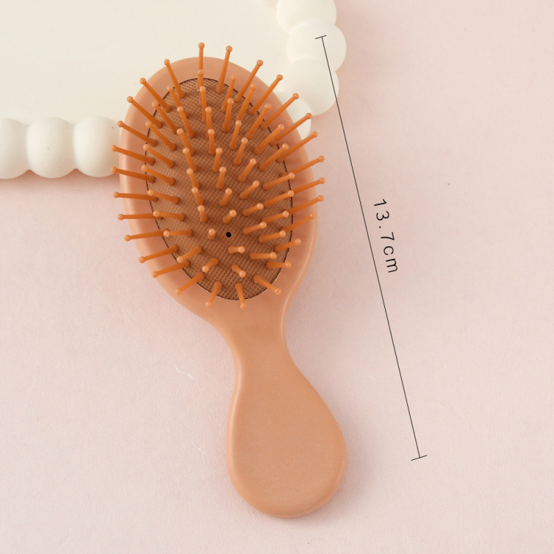 マカロンエアバッグコーム学生ポータブルヘアコーム女性のポータブルエアクッションコームマッサージコーム家庭用ヘアコーム小さなコーム|undefined