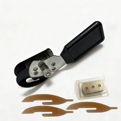 Car cleaning tools tool, advertising film cutting - 1-double-edged-film-cutter-10-replacement-blades-3-ptfe-stickers