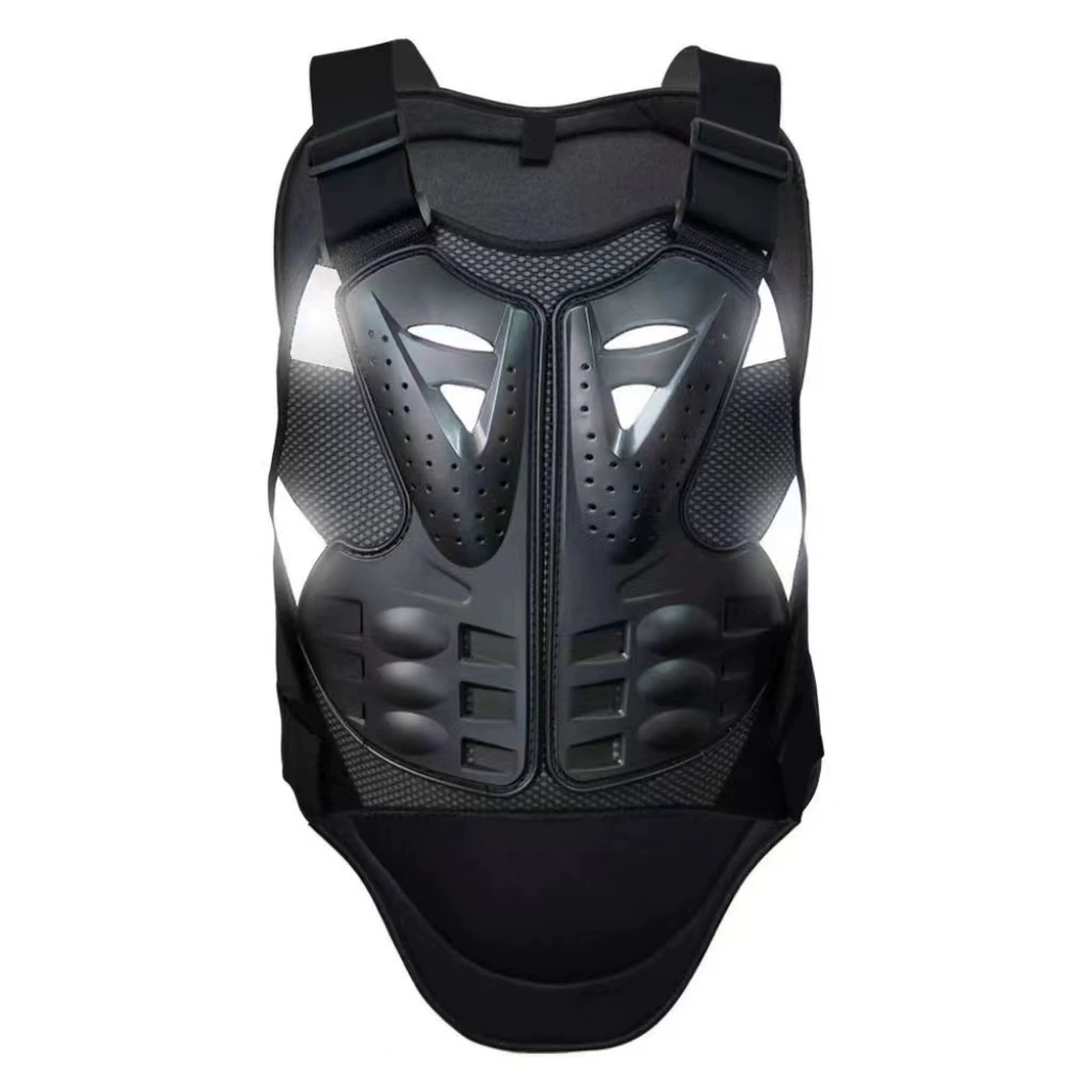Off-road protective gear for cycling, black vest, set