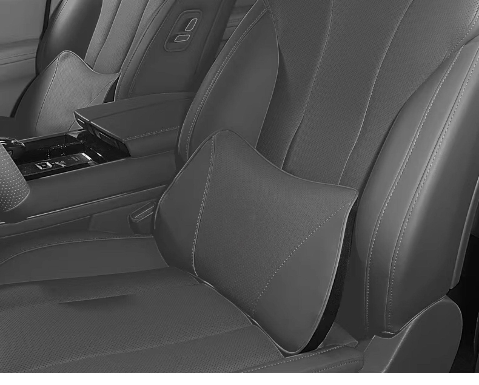 Suitable for 25 Wenjie M5M7M8M9Ultra Nappa Leather Headrest and Waist Pillow Car Waist Protector Breathable Car Supplies