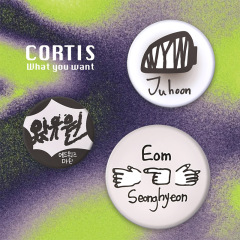 CORTIS新男团吧唧 预告周边马口铁徽章 小圆镜钥匙扣 包包挂件
