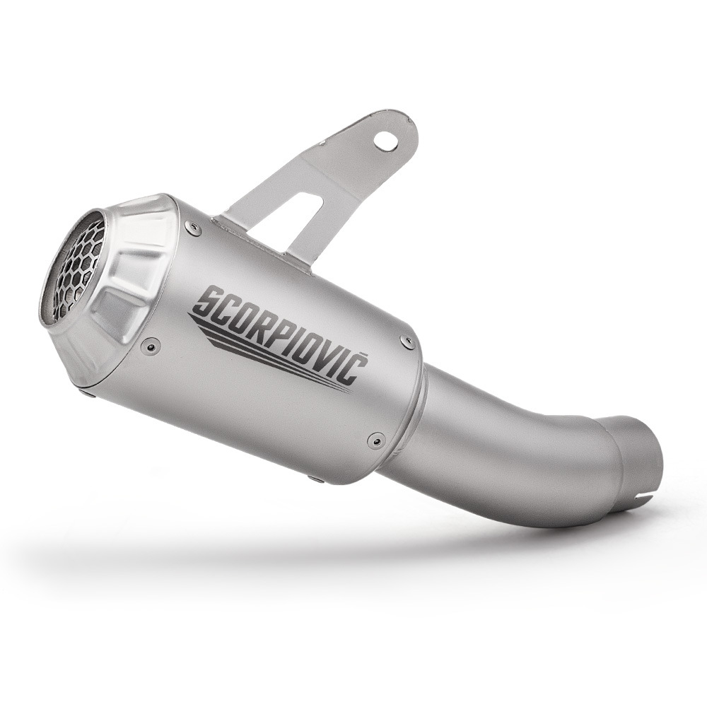Suitable for Motorcycle Zx4Rr Zx4R Modified Integrated Mid-Tail Exhaust Pipe Muffler 2023-2025