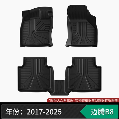 Car Semi-Enclosed Floor Mats, Modelə uyğun ayaqaltı - single-layer-magotan-b8-full-tpe-floor-mats