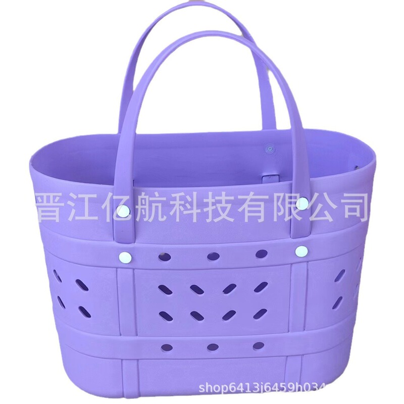 Large-Capacity Eva Beach Bag Bogg Hole Bag Commuter Bag Outdoor Beach Swimming Cosmetics Bag Large-Capacity Eva Beach Bag Bogg Hole Bag Commuter Bag Outdoor Beach Swimming Cosmetics Bag