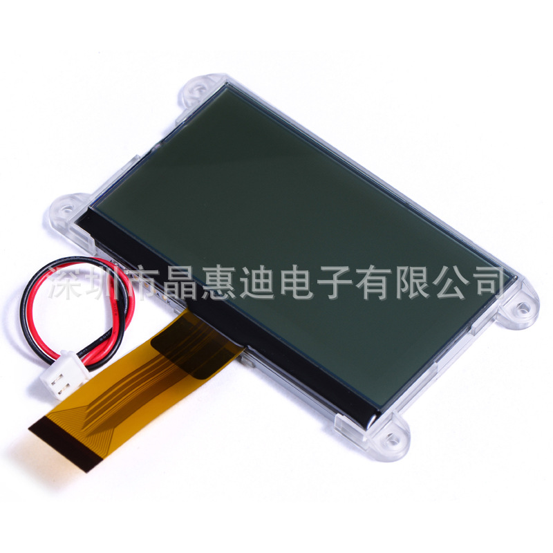 LCM/Һ��ģ��/12864/3.2Ӣ��/����/JHD12864-36IBFWD-G/�ڰ���