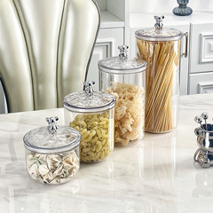 Dry fruit jar moisture-proof tea can coffee storage jar pet food grade sealed can tea plastic sealed