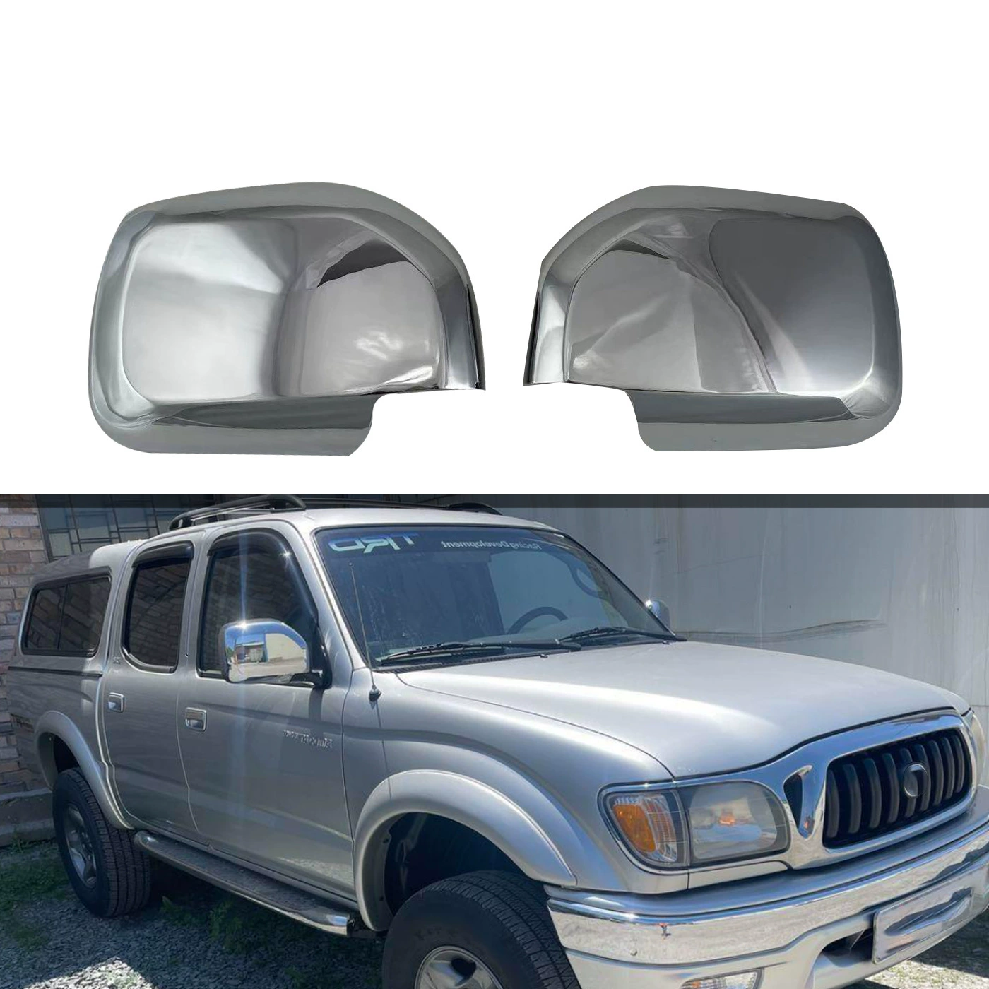 Для Toyota Tacoma крышка зеркала заднего вида ABS хромированная крышка зеркала заднего вида