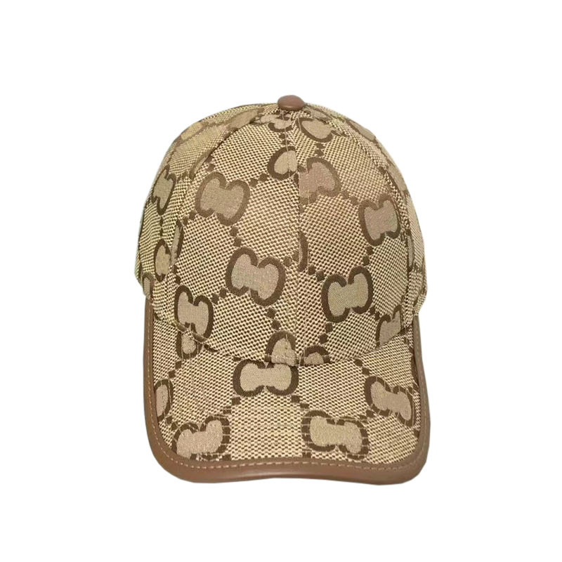 Gorra de béisbol transfronteriza grande doble letra G presbiteriana cuatro estaciones moda borde salvaje calle casual pareja gorra de visera